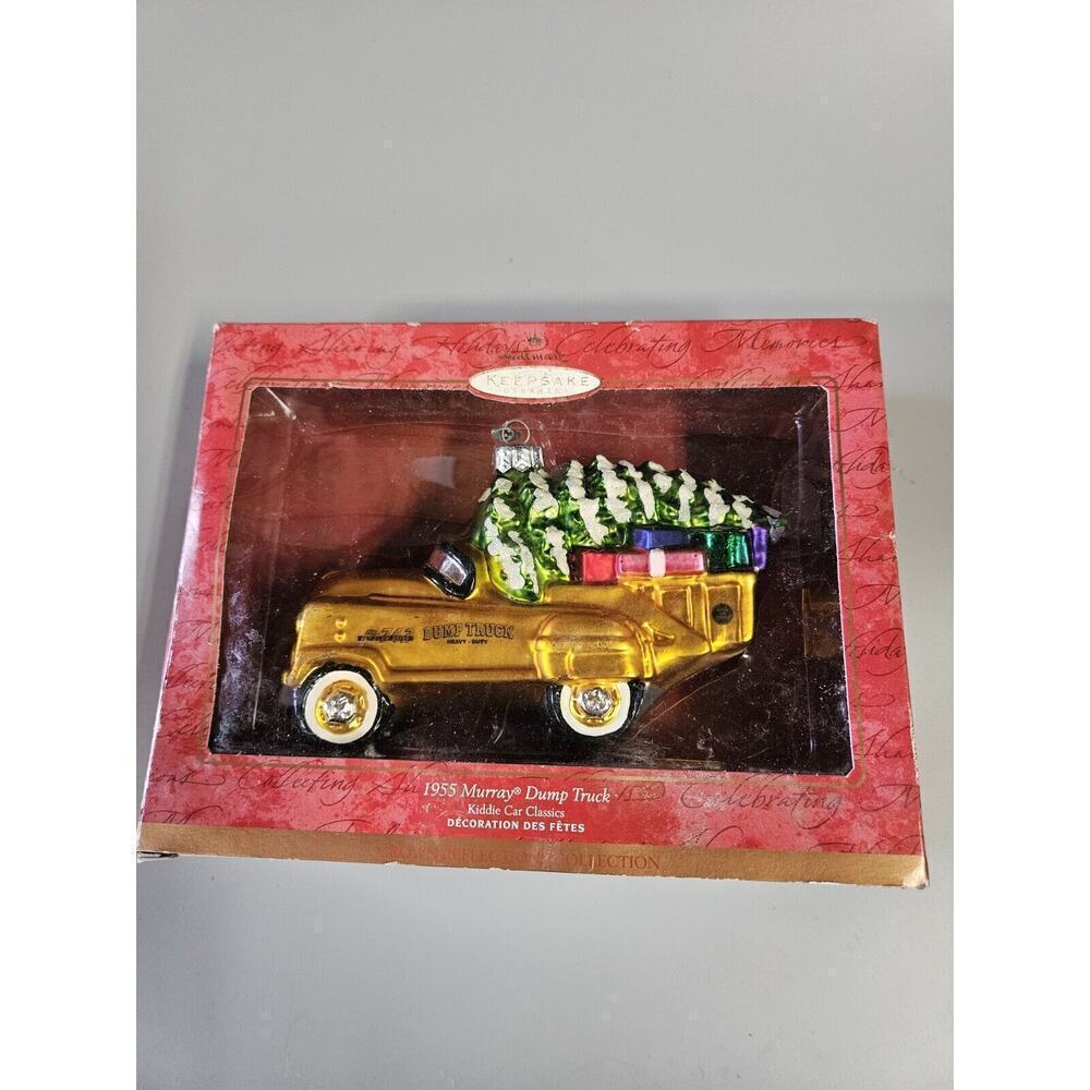 Vintage Hallmark 2000 1955 Murray Dump Truck Kiddie Car Classics Ornament